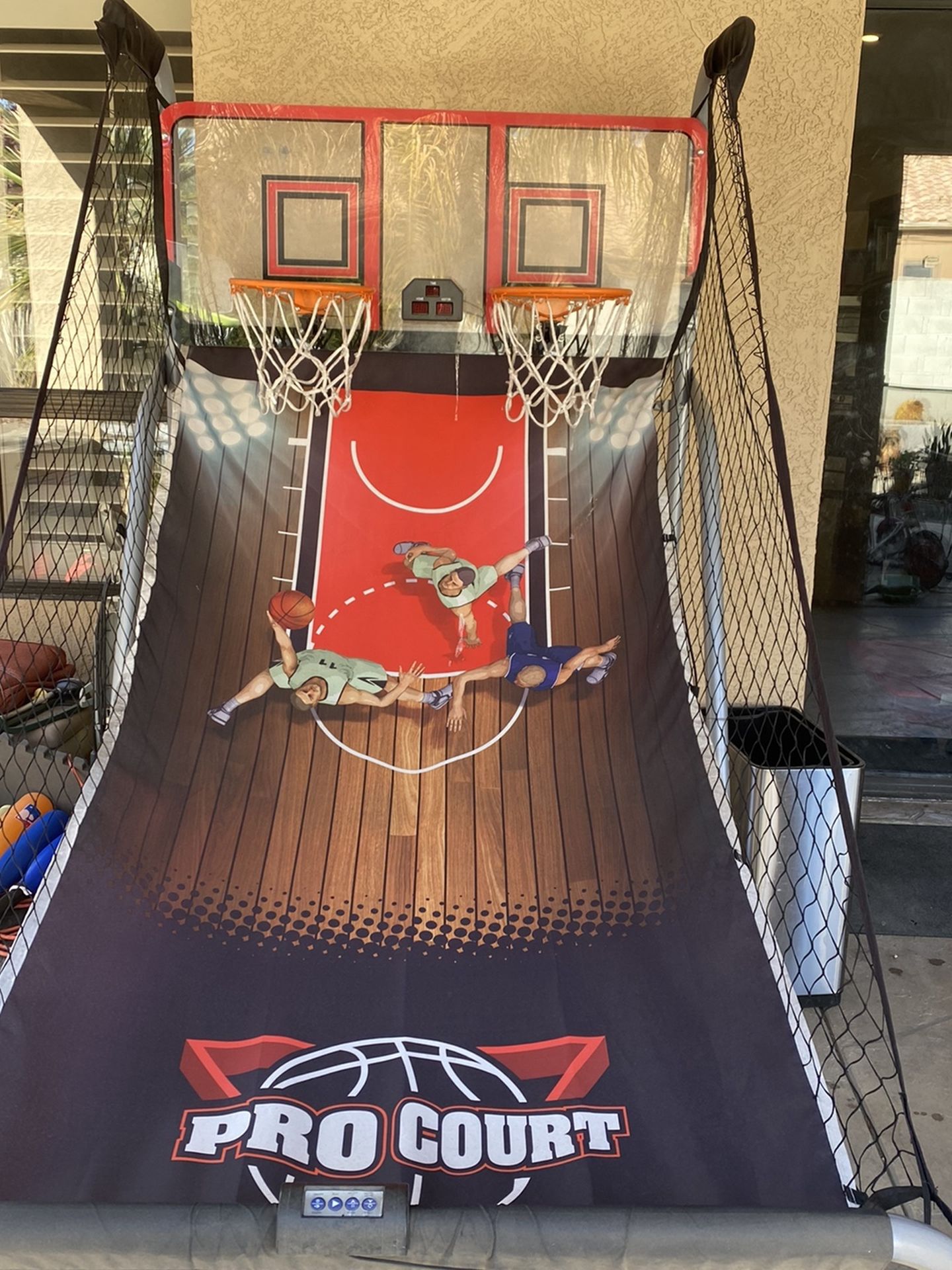 Double Basketball Hoop