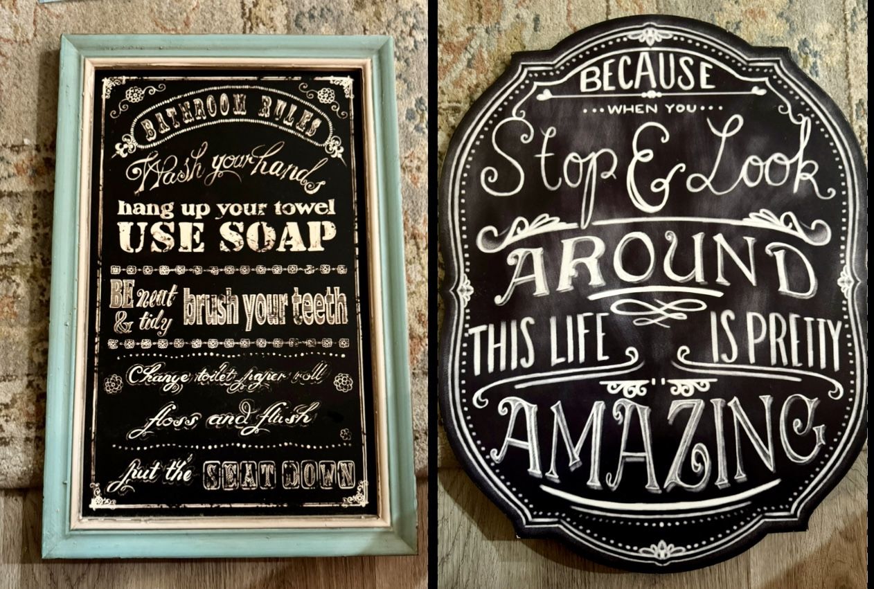 Wall Art $10 for both