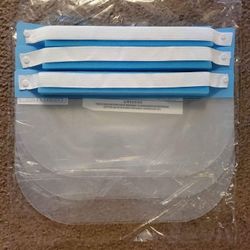 New Disposable Medical Full Face Shield, 3 pcs