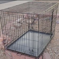 New Double Door Large 42" Inch Long Dog Crate Kennel