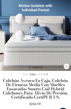 Colchón queen  de 12