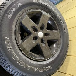 2018 Jeep Wrangler 17” Wheels and Tires