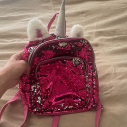 Mini Unicorn Sequin Backpack 