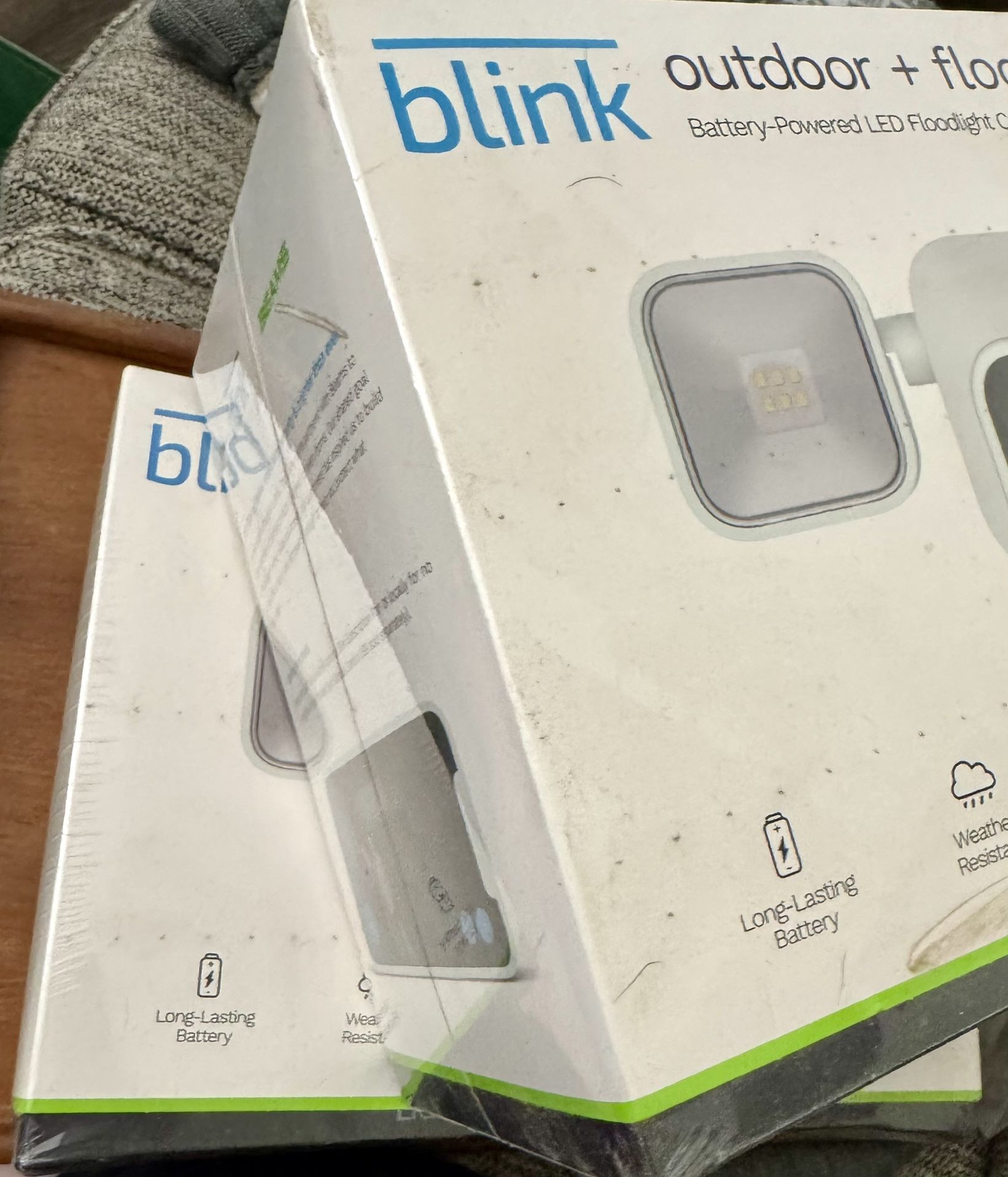 Unopened 2 Blink Outdoor & Flood Lights