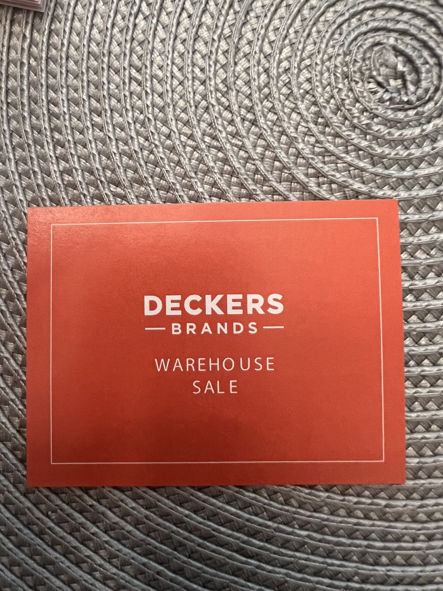 Deckers Brands Sale