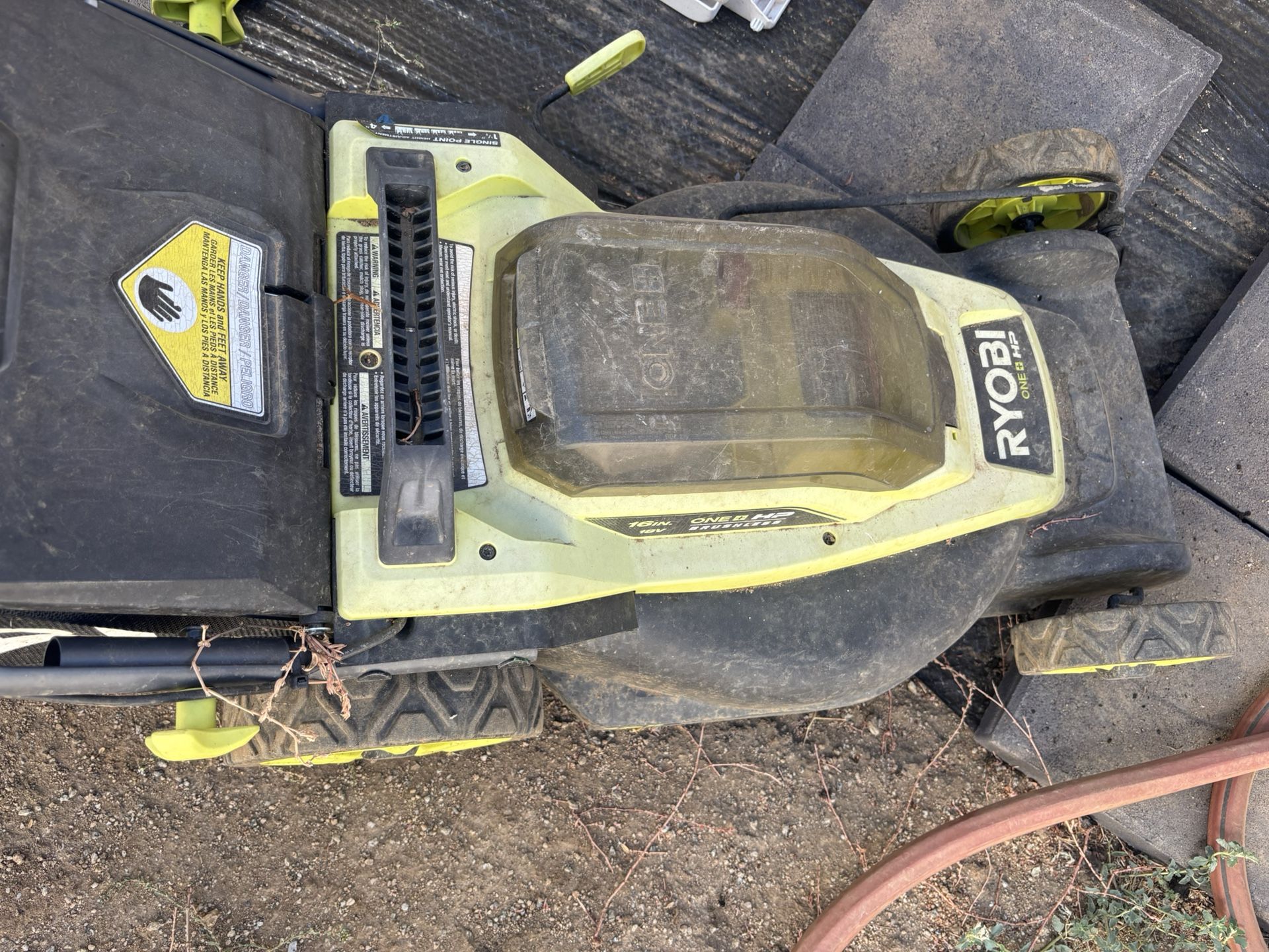 Ryobi 18v lawn Mower