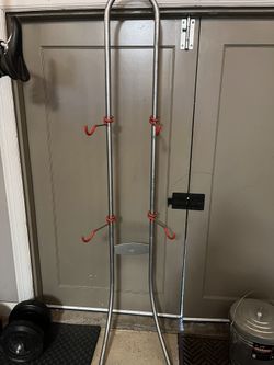 Storage Rack For Two Bicycles.