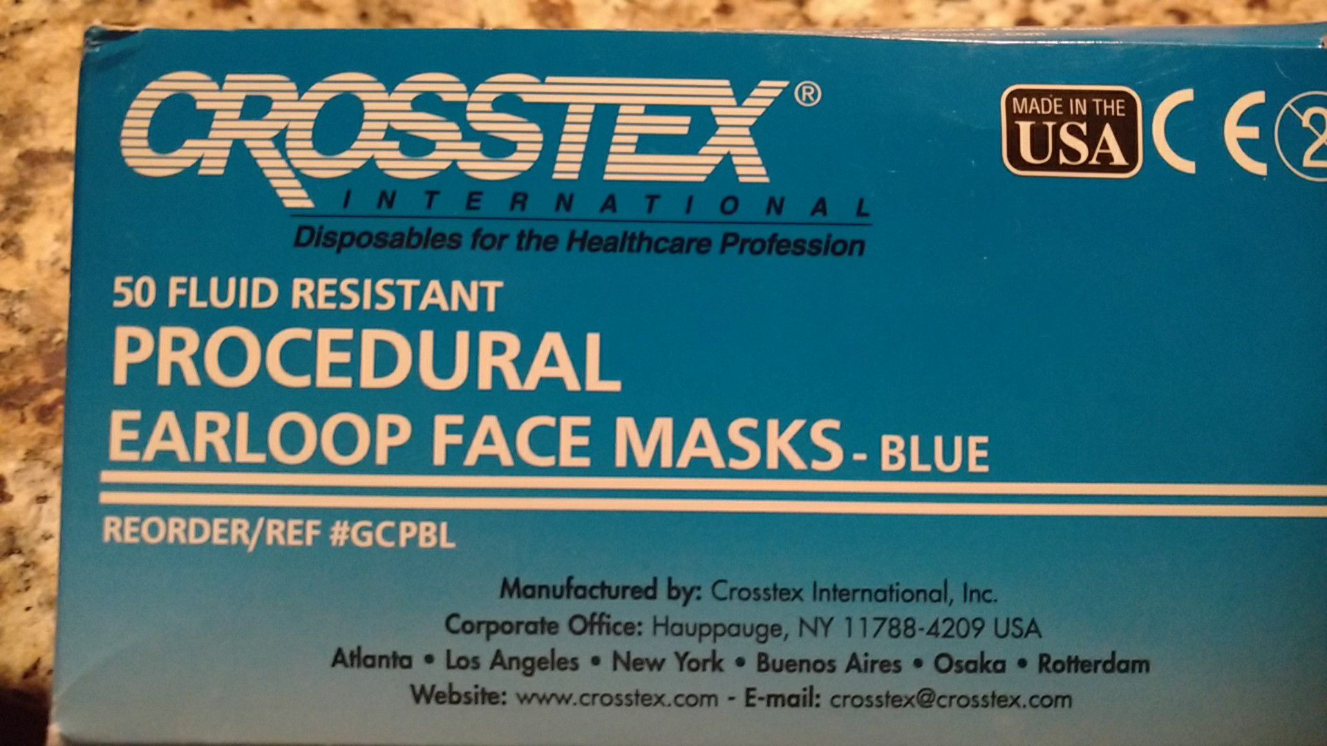 Surgical face masks--Disposable with ear loops 50 count