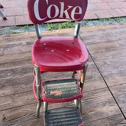 Coke Retro Bar Stool