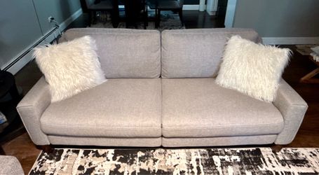 Gray Sofa Couch 33”x 80”