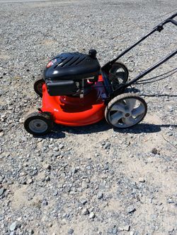 Recondition big wheel push mower not self propelled