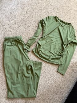 Green pant set