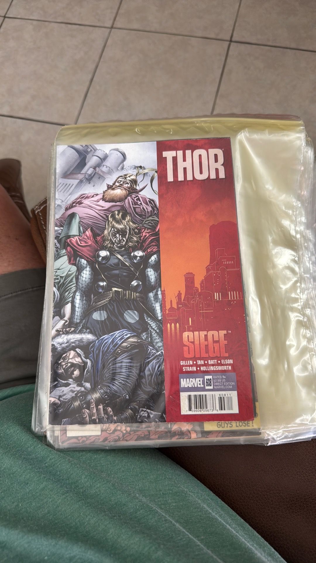 Marvel comic book, Thor #608, published in 2010 as part of the "Siege" storyline.