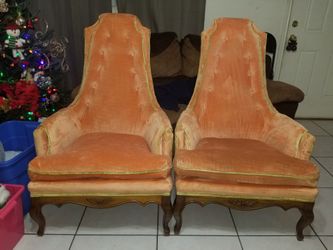 vintage midcentury velvet chairs detalles en la foto solo 1 silla