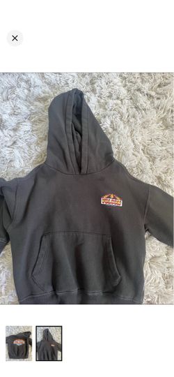 Volcom Black Kids Hoodie with Multicolor Flame Logo