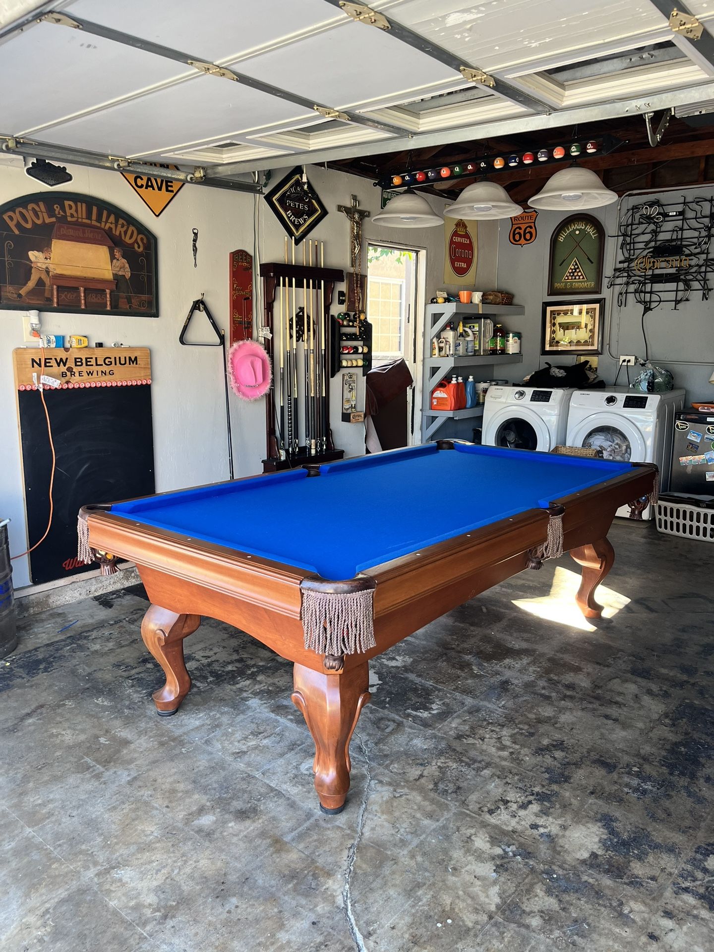 Pool Table 8ft ( Free Delivery & Set Up & Color Felt Of Your Choice )