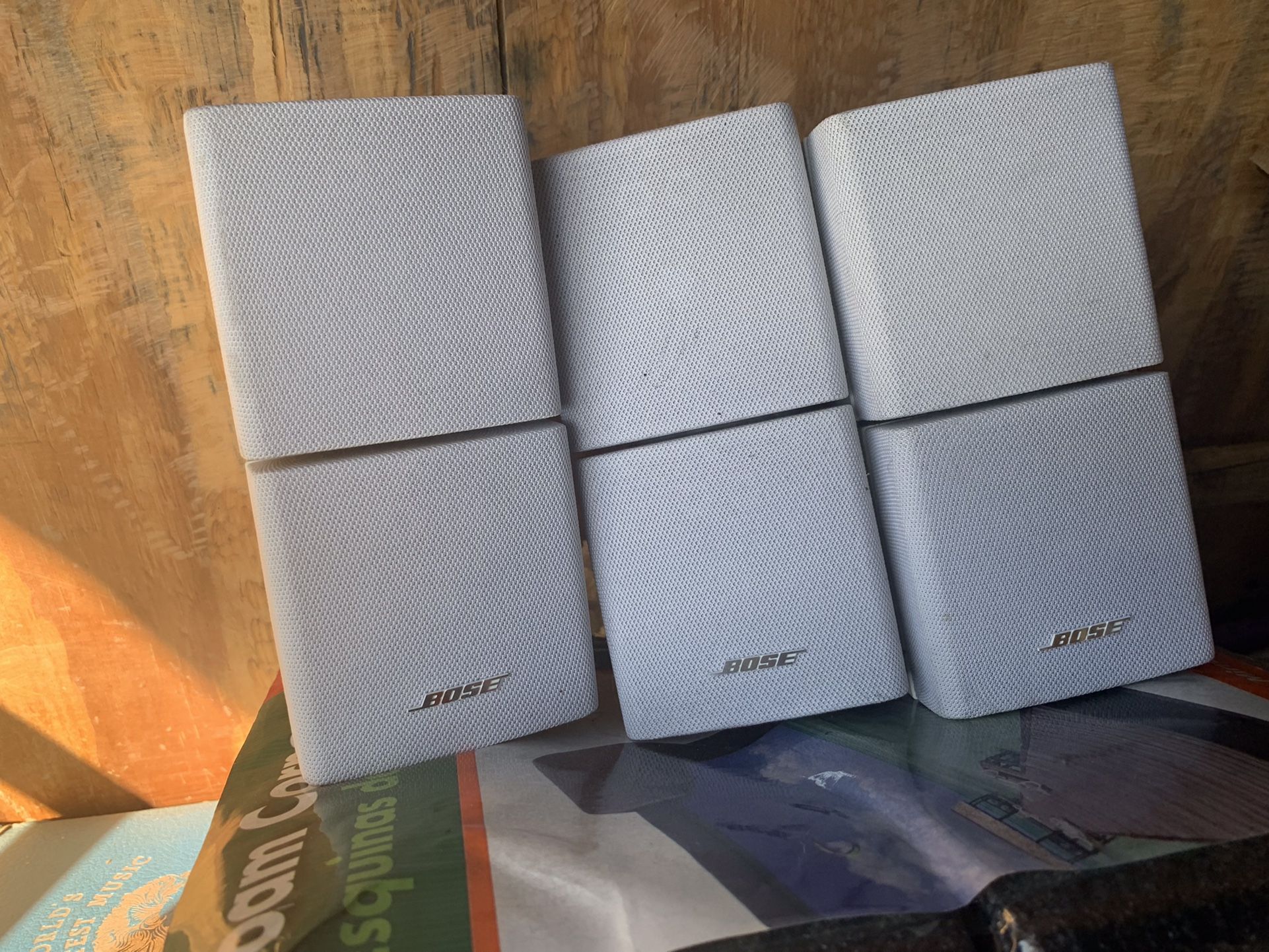 3 Bose Double Cube Speakers