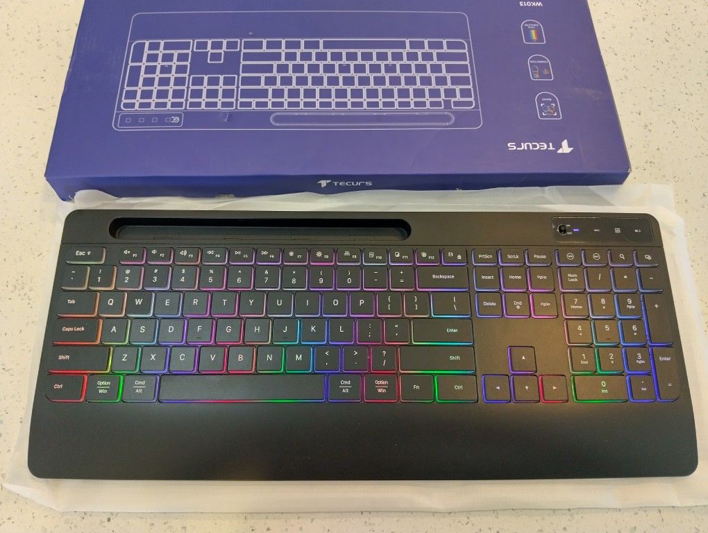Brand New Wireless Keyboard With RGB Backlit