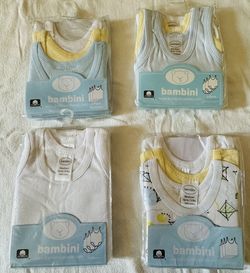 New 3 Pack Sleeveless Shirt Size Newborn