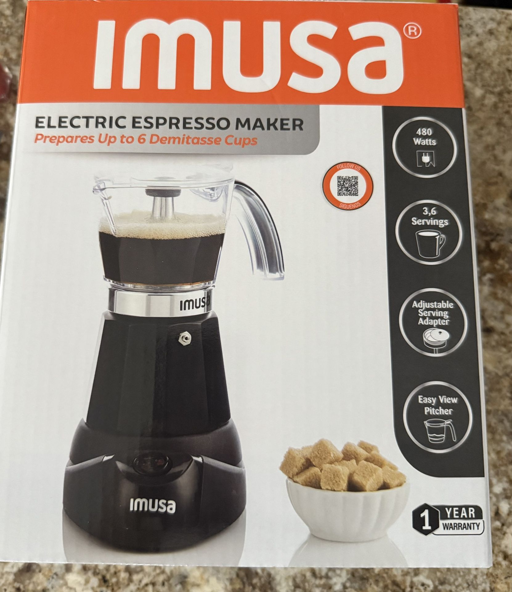 IMUSA. Electric Espresso Maker