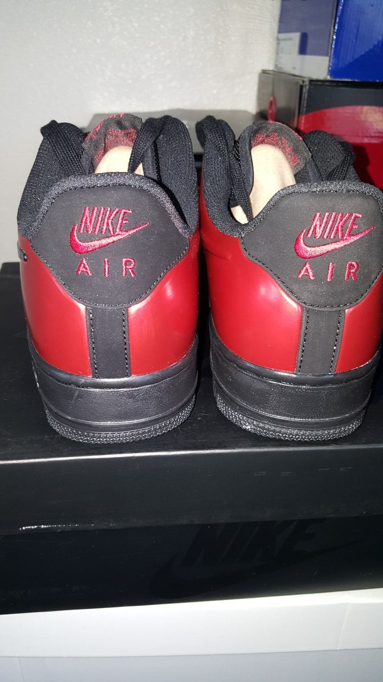 Brand New* Nike Air Force Foamposite Pro Cup Gym Red