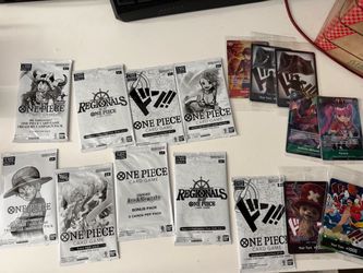 One piece trading card game promo packs and don!!! cards