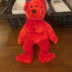2001 Ty Beanie Baby Sizzle The Bear 