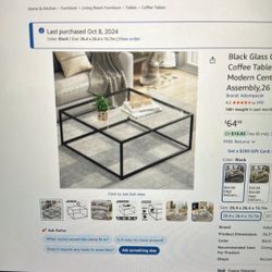 Glass Table $40 OBO