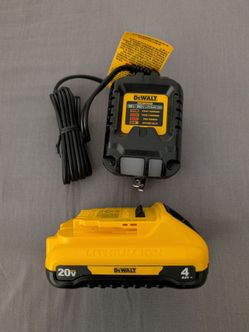 New Dewalt 4ah battery and charger