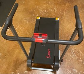 NEW Sunny Health & Fitness Manual Walking Treadmill, Non-Electric, Foldable & Compact Design