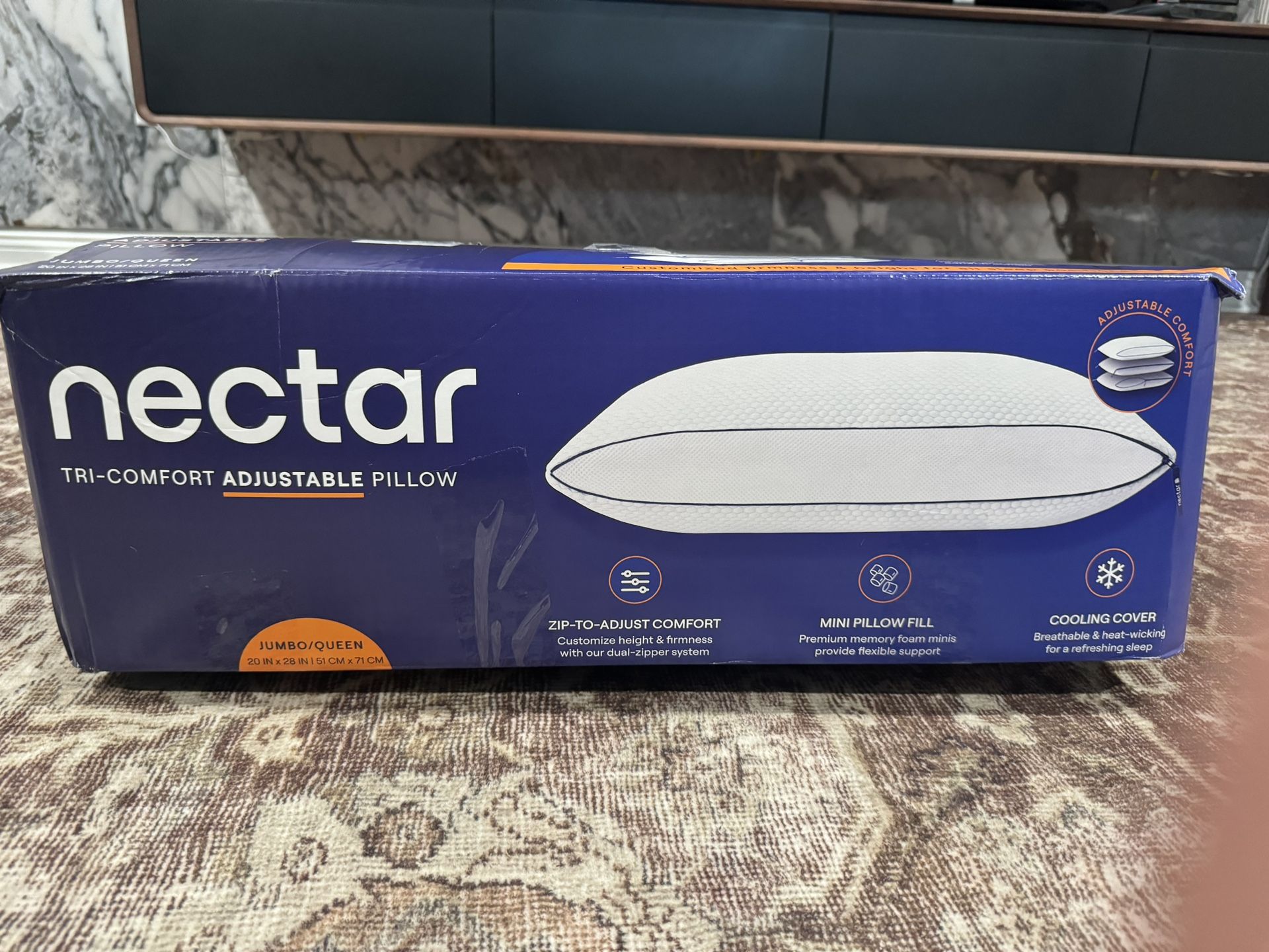 nectar tri- comfort pillow