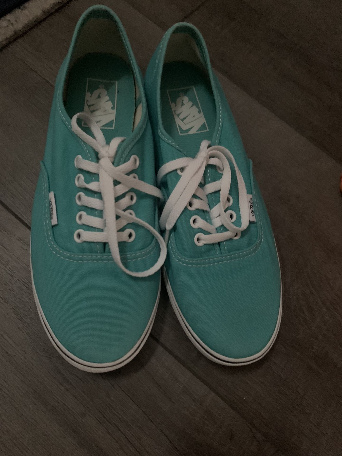 Womens Size 6 Teal Vans Sneakers