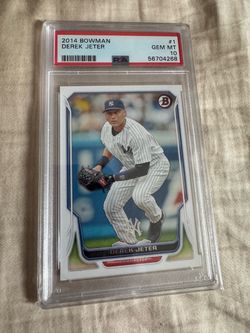 2014 Bowman Derek Jeter PSA 10