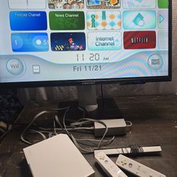Wii Consol And Accessories 