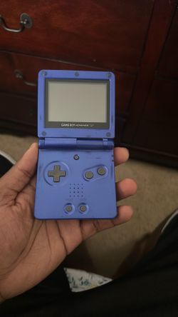 Blue gameboy advance sp