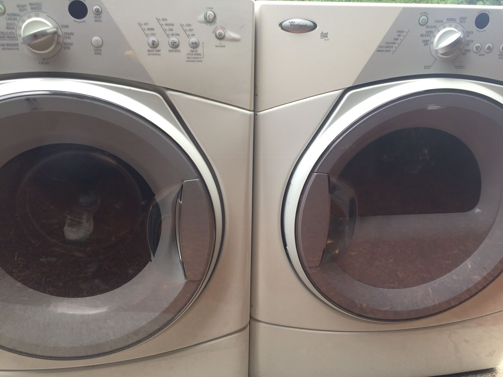 Whirlpool stackable extra large capacity front load washer and dryer set DELIVERY