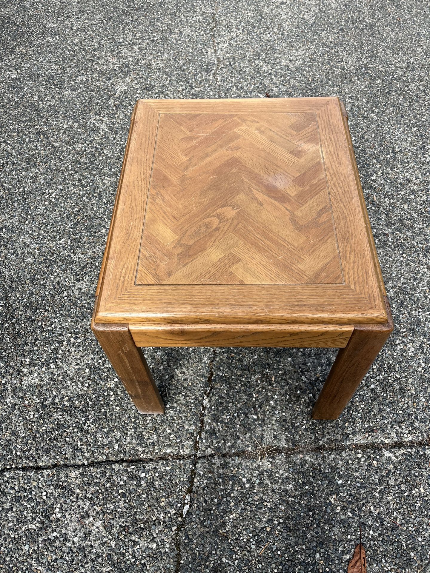 Wooden End Table