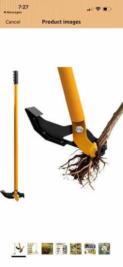 Sapling Puller for 1/4" to 2" Woody Stems, Heavy Duty Tree Puller&Brush Puller, High-Leverage Shrub Remover Tool, Buckthorn Puller for Invasive Plant 