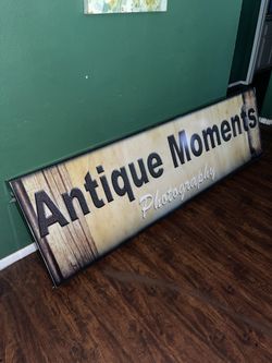 Antique Moments Light Sign 