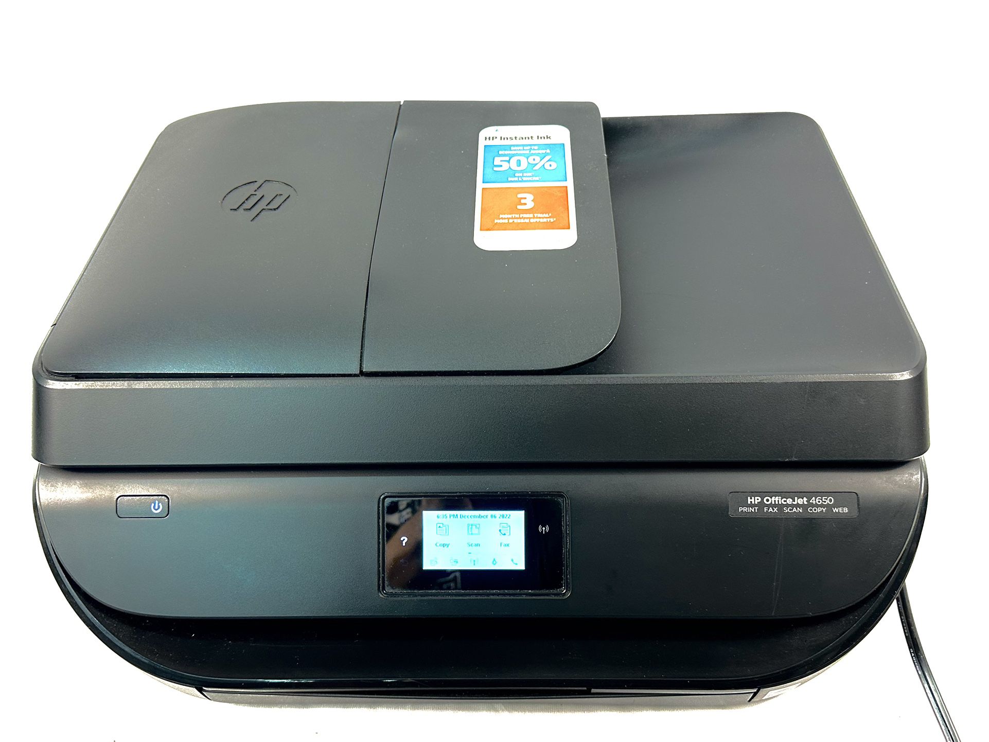 HP OfficeJet 4650 All-in-One Wireless Printer with Mobile Printing, Instant Ink ready