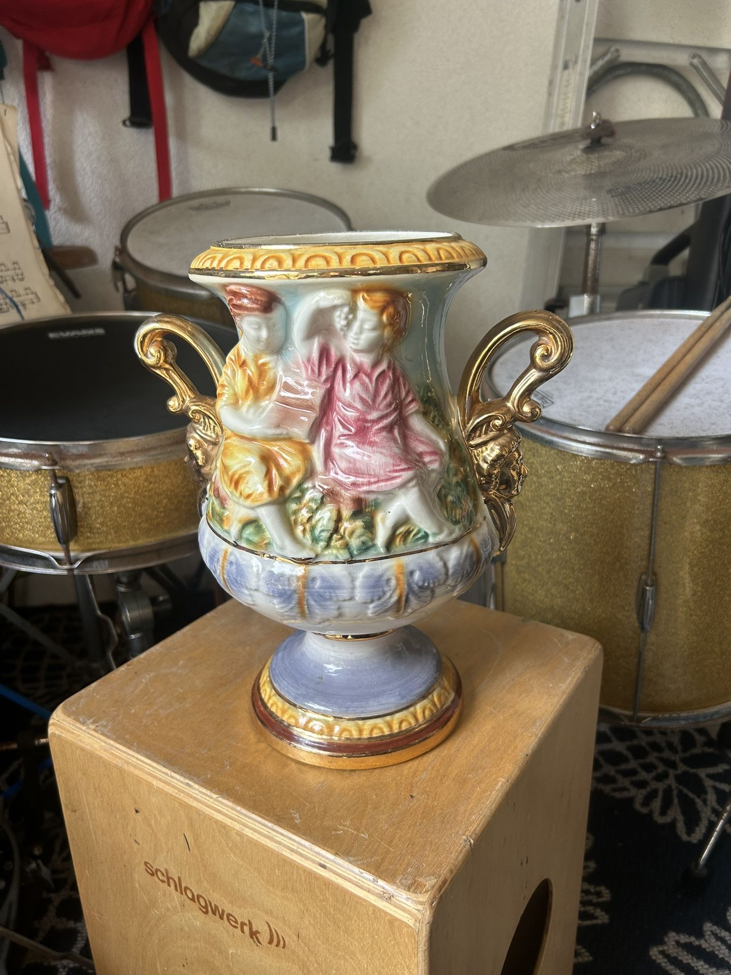 Beautiful Italian Porcelain Vase