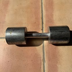 One 25 lbs Dumbbell