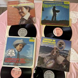 LORENZO DE MONTECLARO 4 Vintage LP vinyl record Albums 