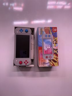 Nintendo Switch Lite Pokémon Sword Shield Zacian Zamazenta Edition