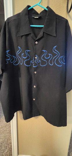 Mens Johnny Suede dress shirt 3xl!