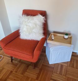 Orange Arm Chair