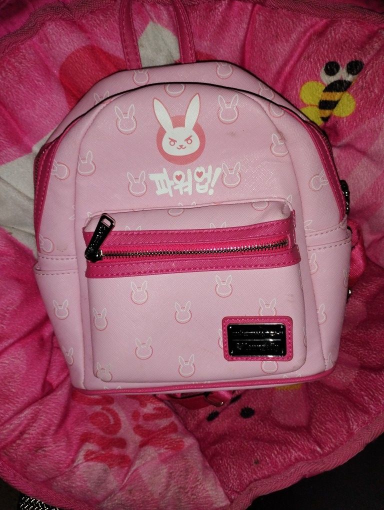 Loungefly Leather Pink Backkpack