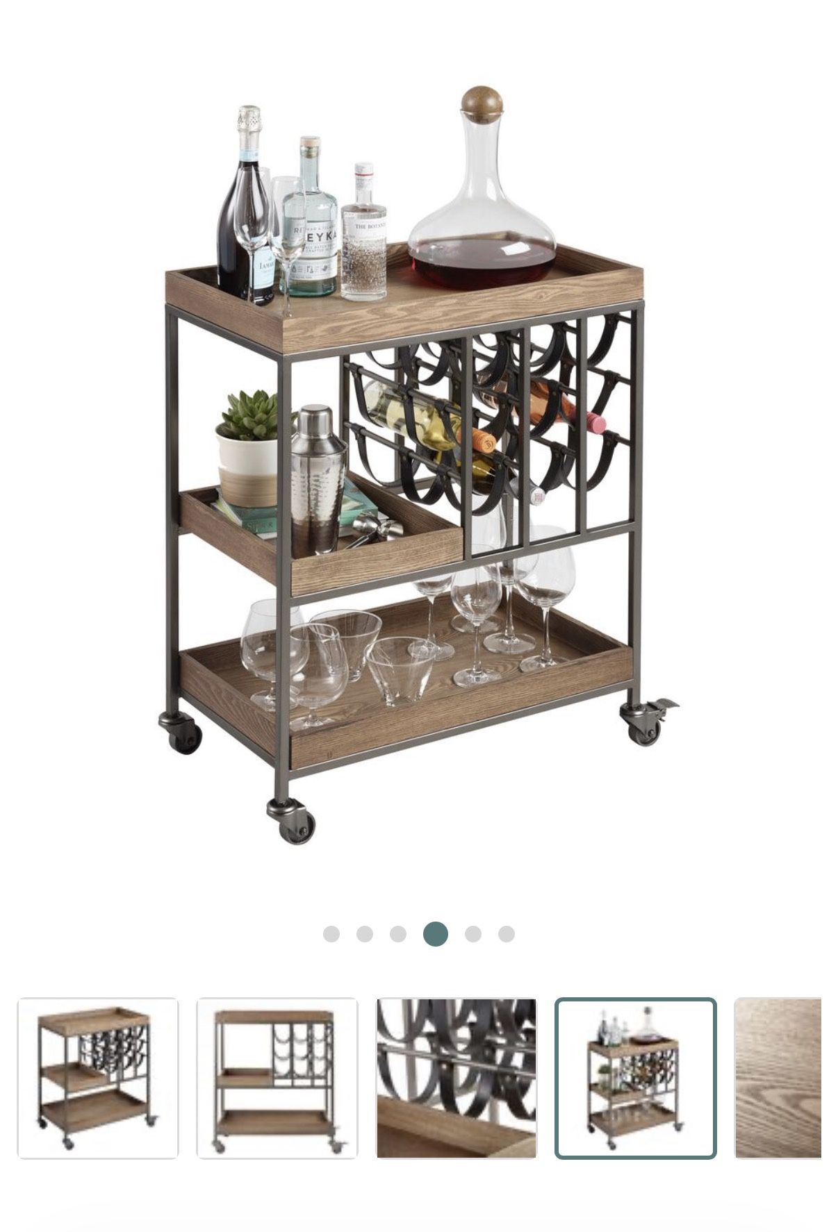 World Market Bar Cart