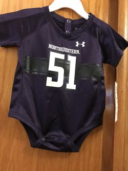Baby boy 6-9 month Northwestern sports team onesie