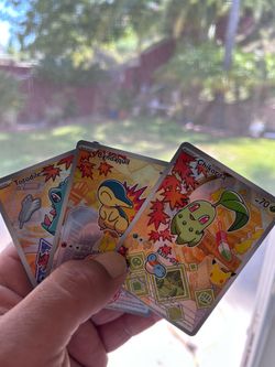 Pokemon Chikorita Cyndaquil Totodile $60